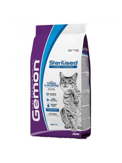 GEMON ADULT COMPLETE Sterilized with Tuna and Salmon 7kg